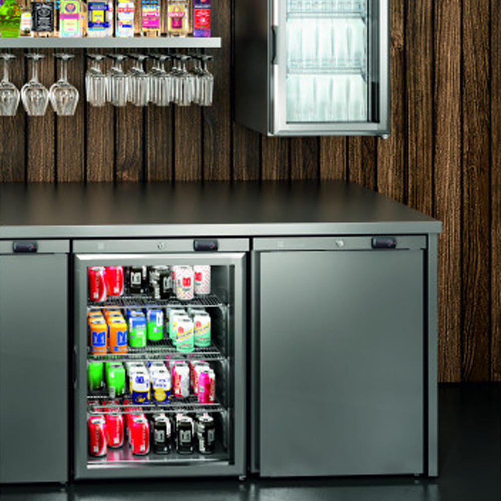 Mini armoire inox positive 122L porte pleine +1° / +8°C - Marecos ARV-150-CS-TA-PO