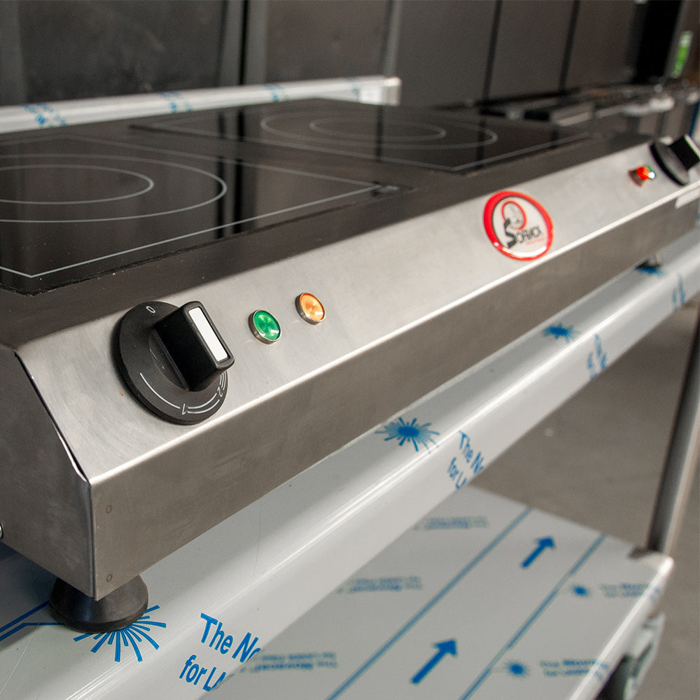 Réchaud vitrocéramique 2 feux - Sofraca 27114D