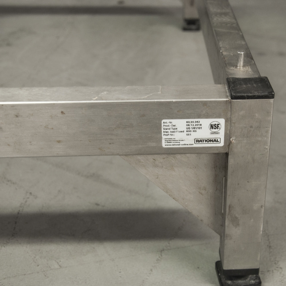 Support bas pour four professionnel Rational L.845 x l.590 x H.210 mm - Rational 60.30.362