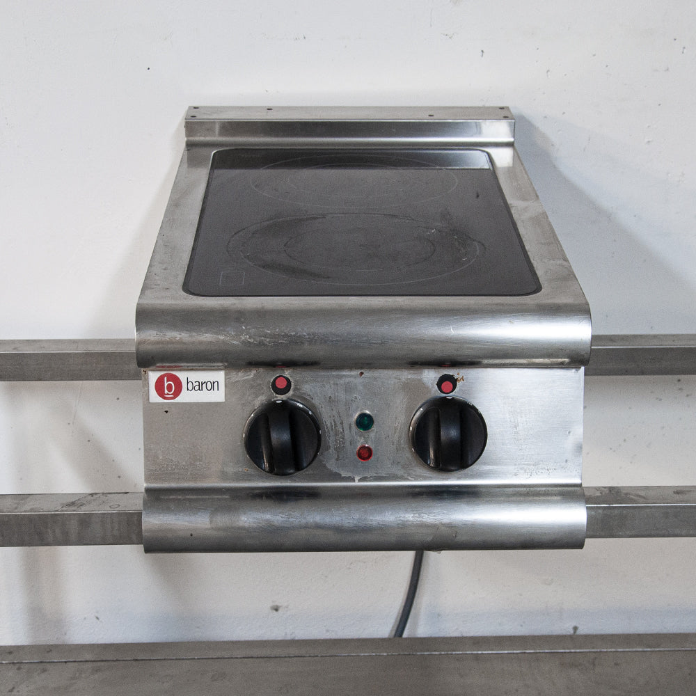 Plaque de cuisson vitrocéramique 2 zones - Baron Queen 700