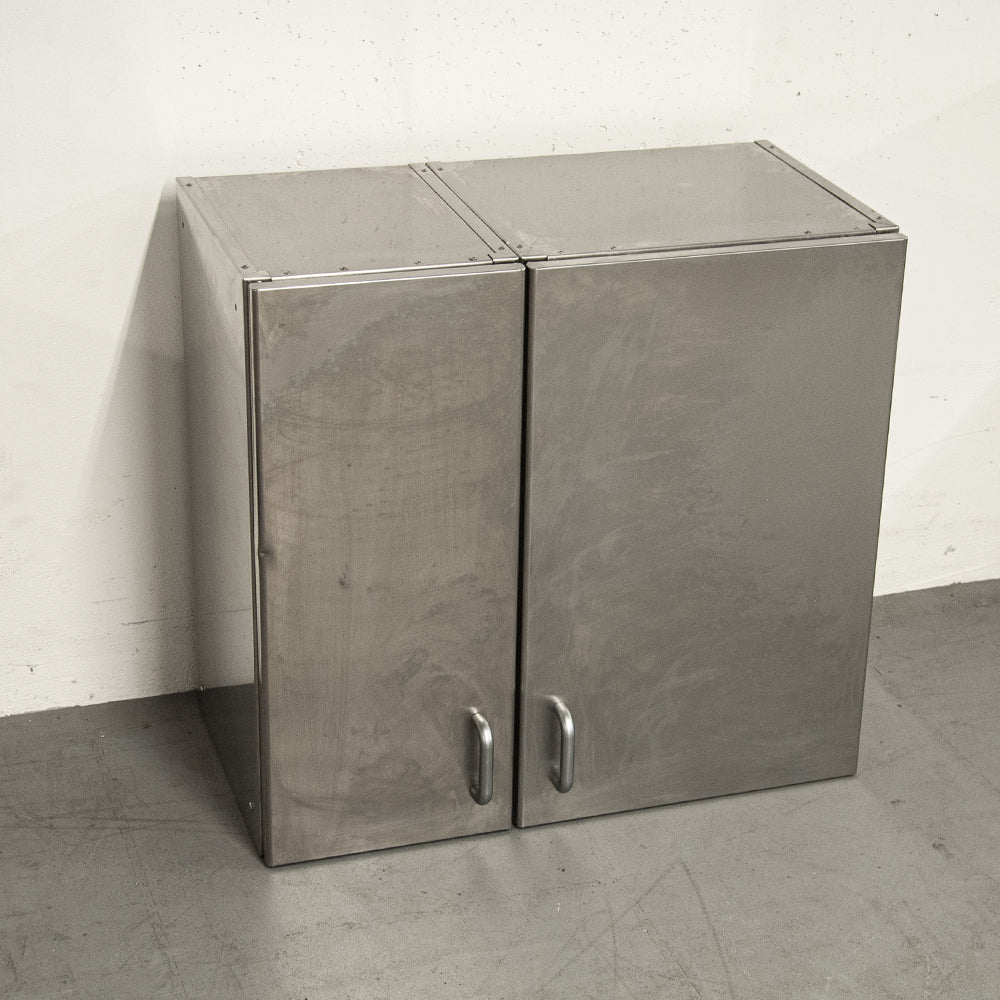 Meuble inox suspendu 2 portes 750x450x700 mm