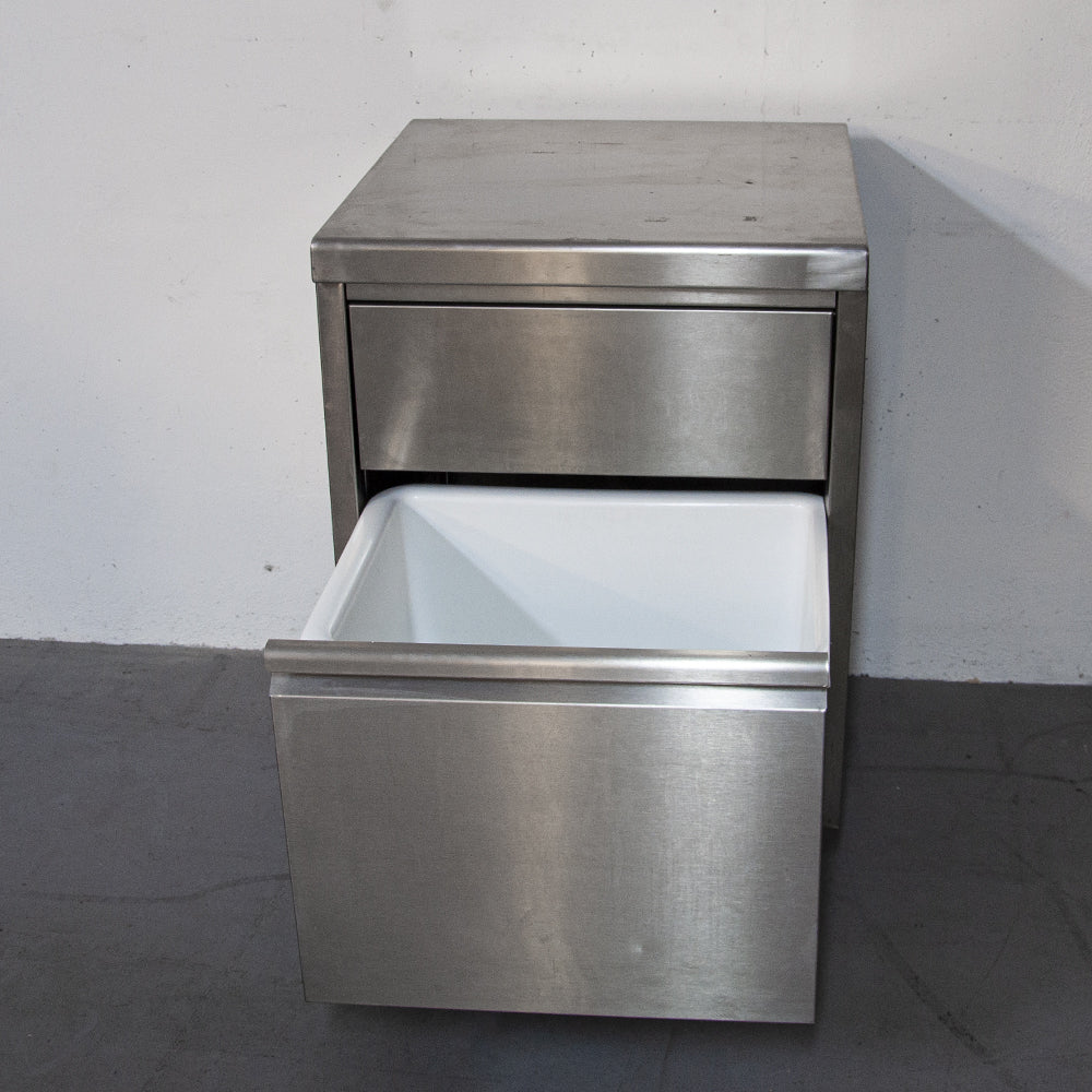 Meuble inox avec poubelle intégrée - Tournus 844675
