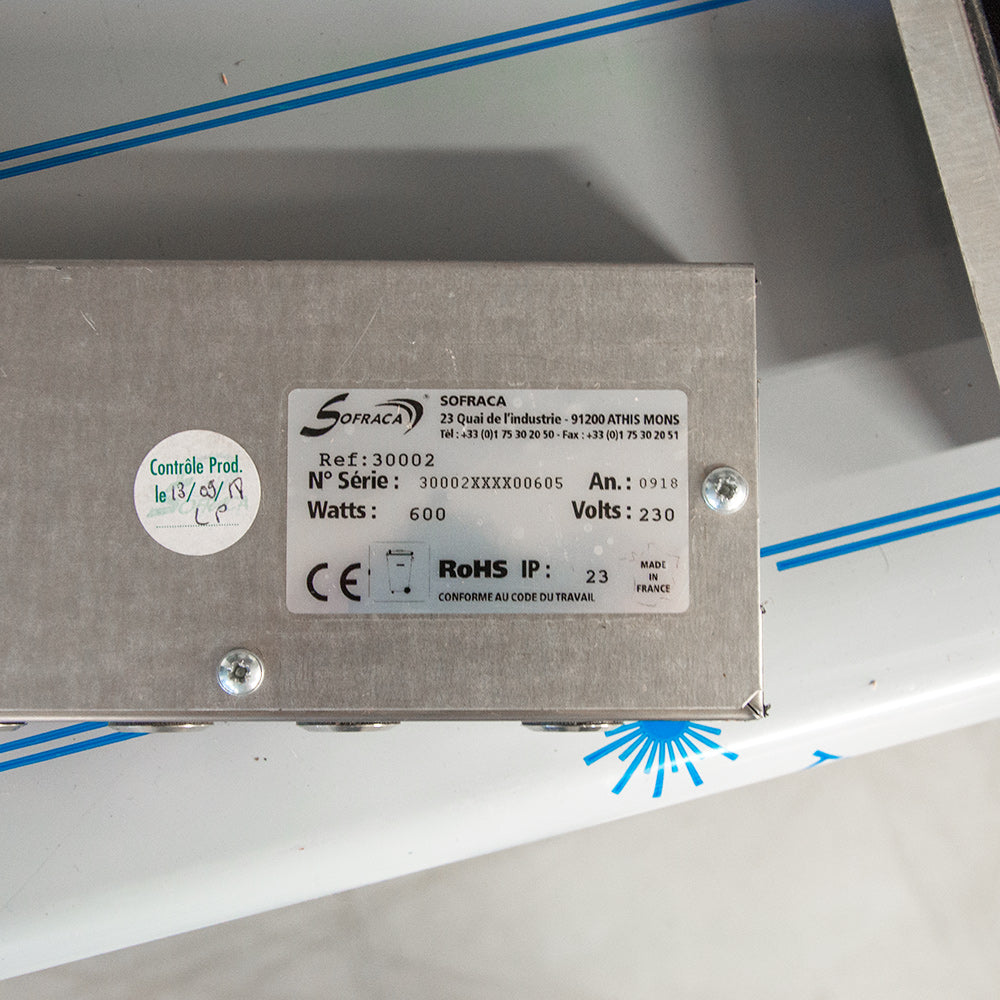 Plaque chauffante encastrable - Sofraca 30002