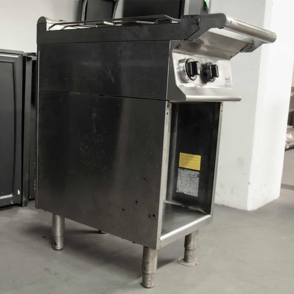 Fourneau 2 feux gaz sur soubassement ouvert - 800R-2FXG