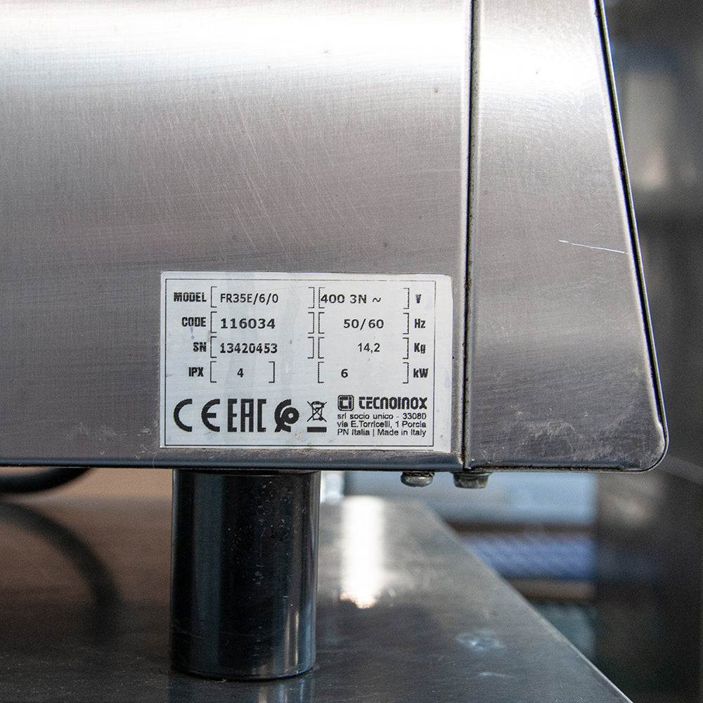 Friteuse avec cuve de 8 litres à poser - Tecnoinox FR35E/6/0