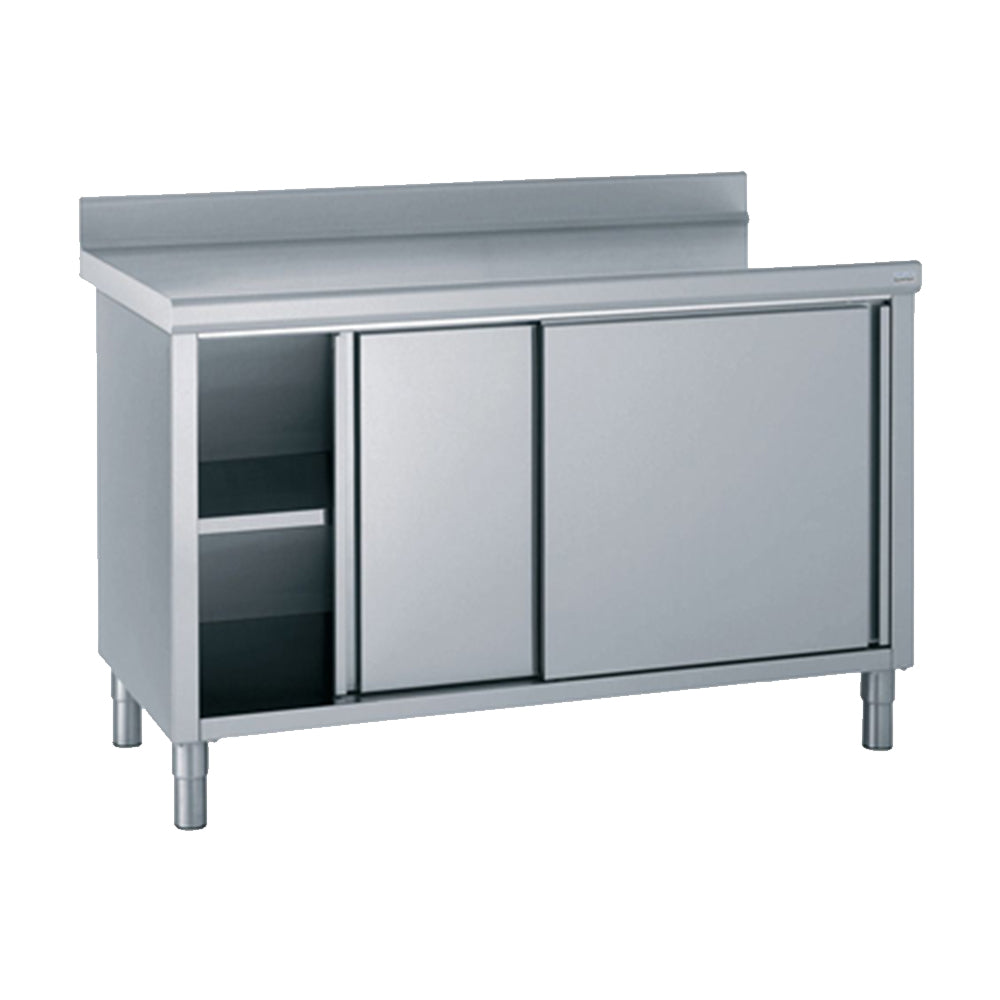 Meuble neutre dessus marbre et porte coulissante L.2000 x P.700 x H.940 mm - Tournus 524367