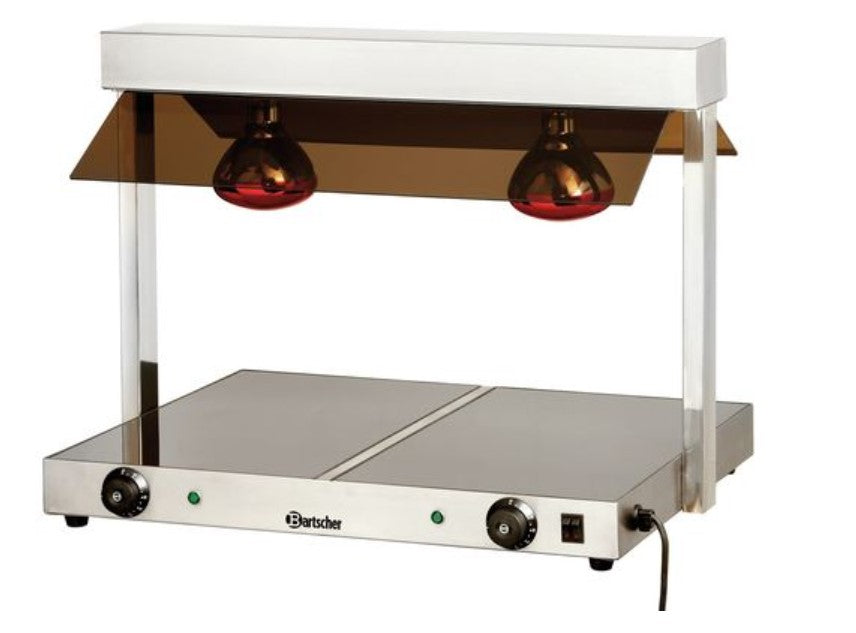 Pont chauffant 2 zones - Bartscher TC-2F 114260