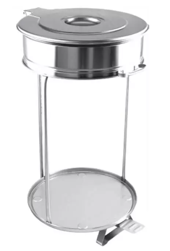 Poubelle ronde porte-sac 100L - Sudinox T662106