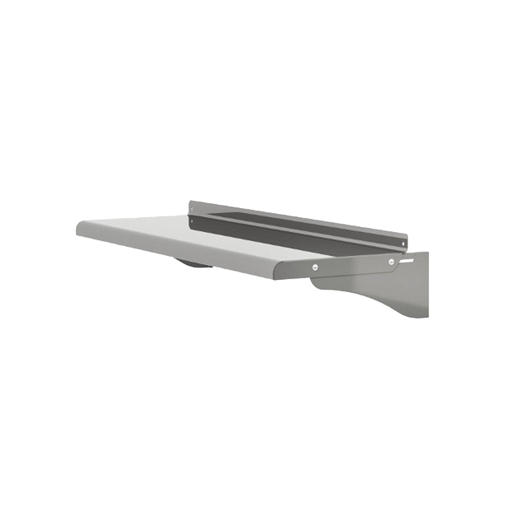 Etagère murale pleine 1400x400 mm sur console - Sofinor EMDA144