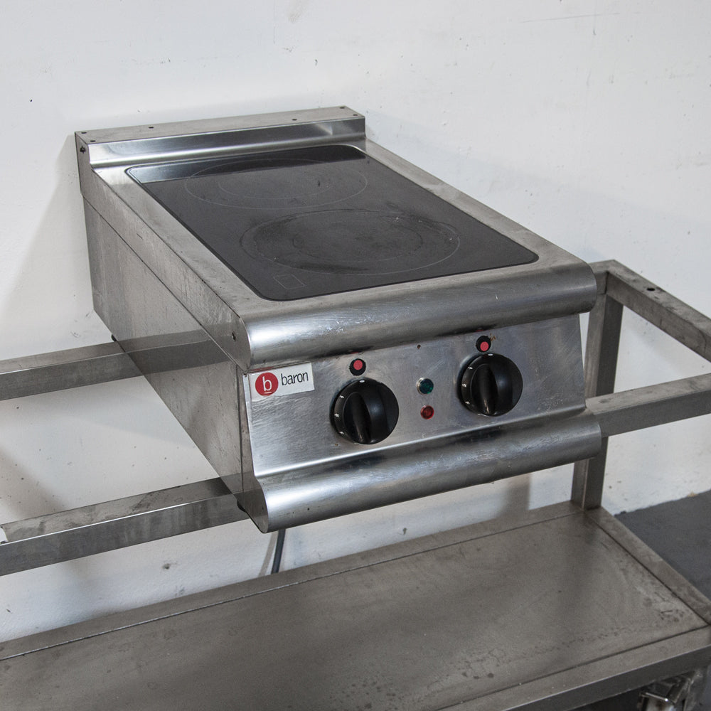 Plaque de cuisson vitrocéramique 2 zones - Baron Queen 700