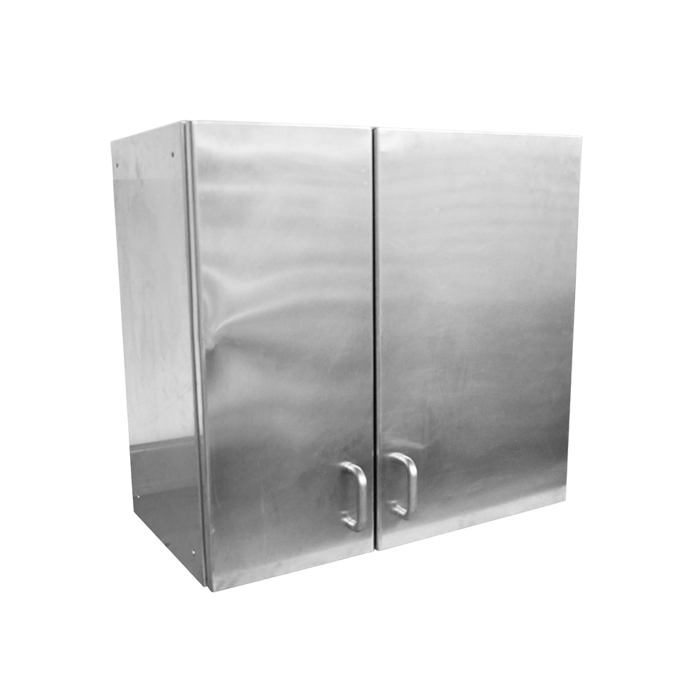 Meuble inox suspendu 2 portes 750x450x700 mm