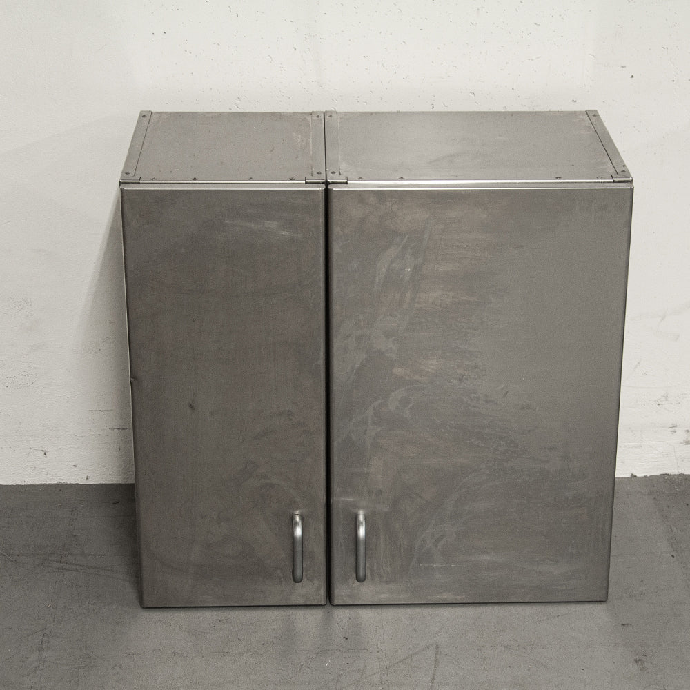 Meuble inox suspendu 2 portes 750x450x700 mm