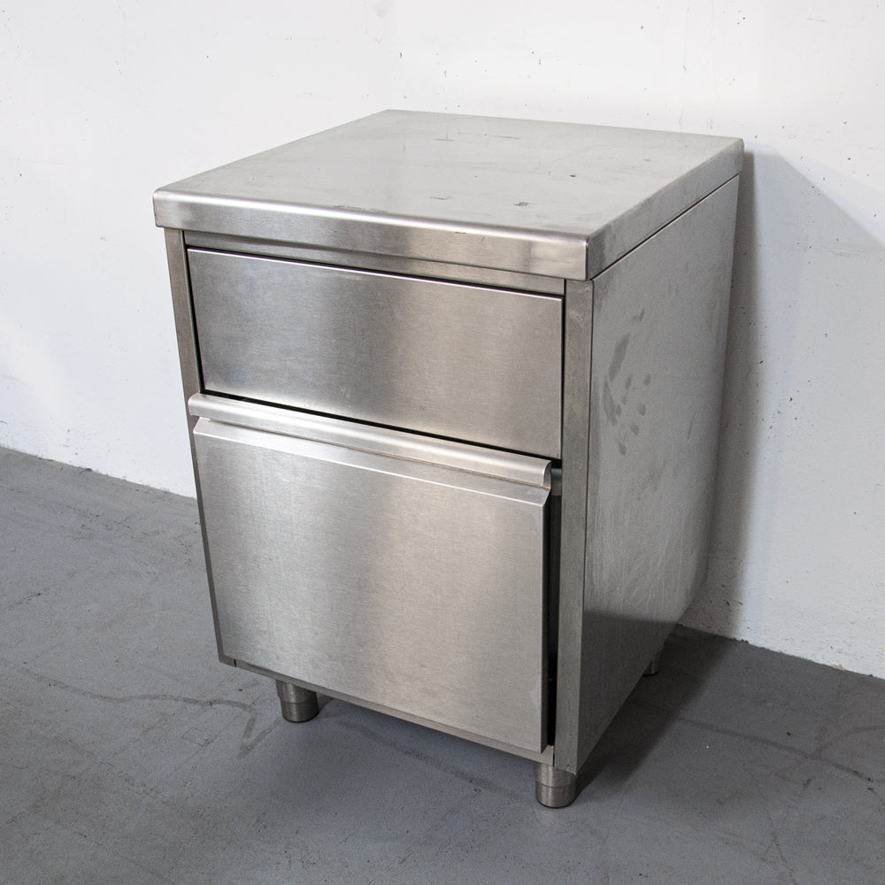 Meuble inox avec poubelle intégrée - Tournus 844675